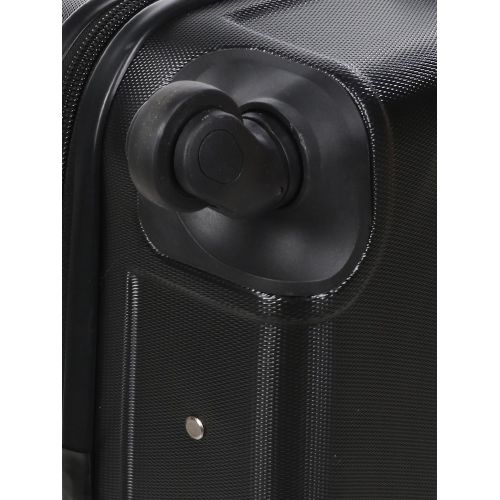 Чемодан большой L Madisson Snowball 32303 пластиковый 105л Чёрный