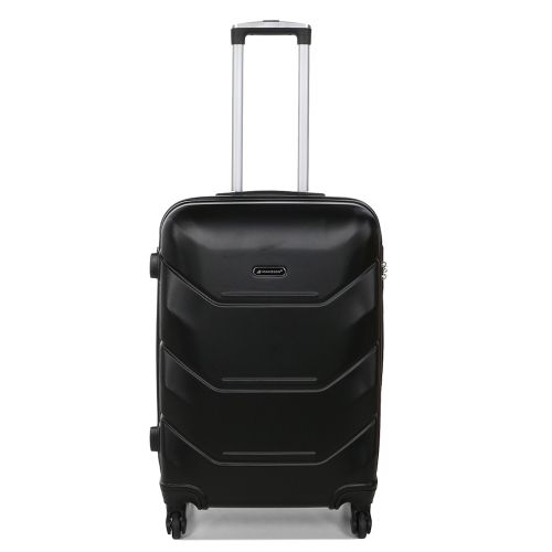 Чемодан средний M Madisson Snowball 32303 пластиковый 70л Чёрный