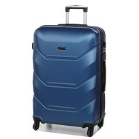Чемодан большой L Madisson Snowball 32303 пластиковый 105л Тёмно-синий