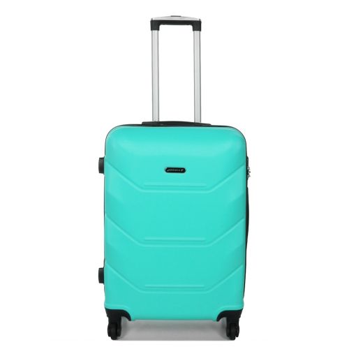 Чемодан средний M Madisson Snowball 32303 пластиковый 70л Мятный