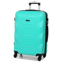 Чемодан средний M Madisson Snowball 32303 пластиковый 70л Мятный
