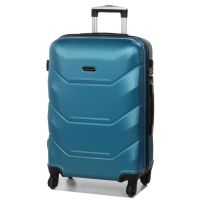 Чемодан средний M Madisson Snowball 32303 пластиковый 70л Бирюзовый