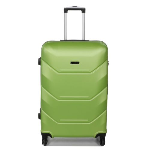 Чемодан большой L Madisson Snowball 32303 пластиковый 105л Зелёный