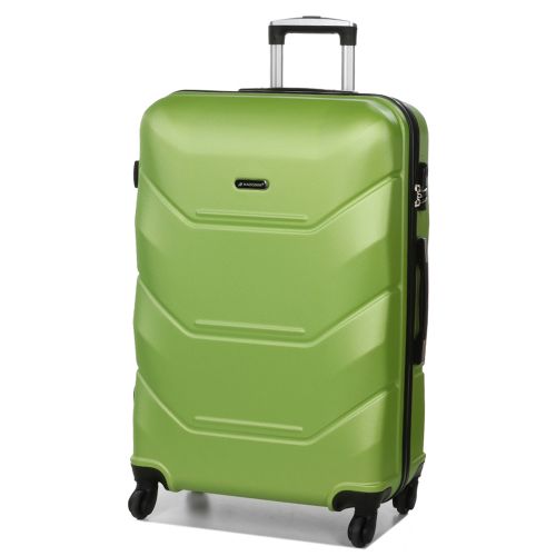 Чемодан большой L Madisson Snowball 32303 пластиковый 105л Зелёный
