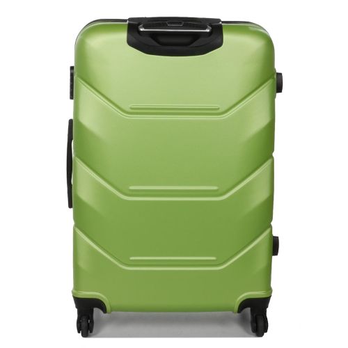 Чемодан большой L Madisson Snowball 32303 пластиковый 105л Зелёный