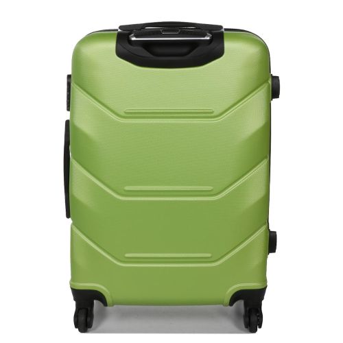 Чемодан средний M Madisson Snowball 32303 пластиковый 70л Зелёный
