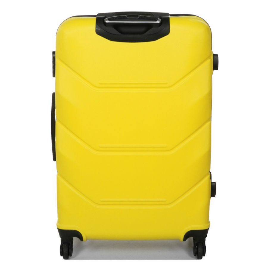 Чемодан большой L Madisson Snowball 32303 пластиковый 105л Желтый