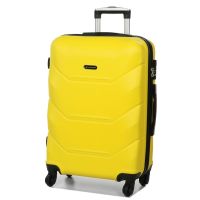 Чемодан средний M Madisson Snowball 32303 пластиковый 70л Желтый