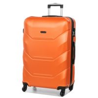 Чемодан большой L Madisson Snowball 32303 пластиковый 105л Оранжевый