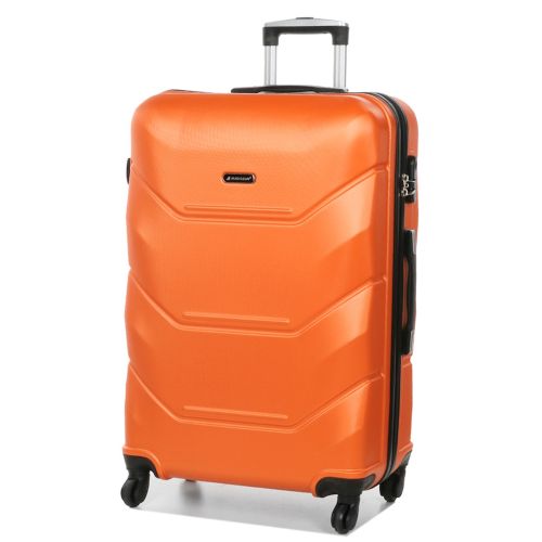 Чемодан большой L Madisson Snowball 32303 пластиковый 105л Оранжевый