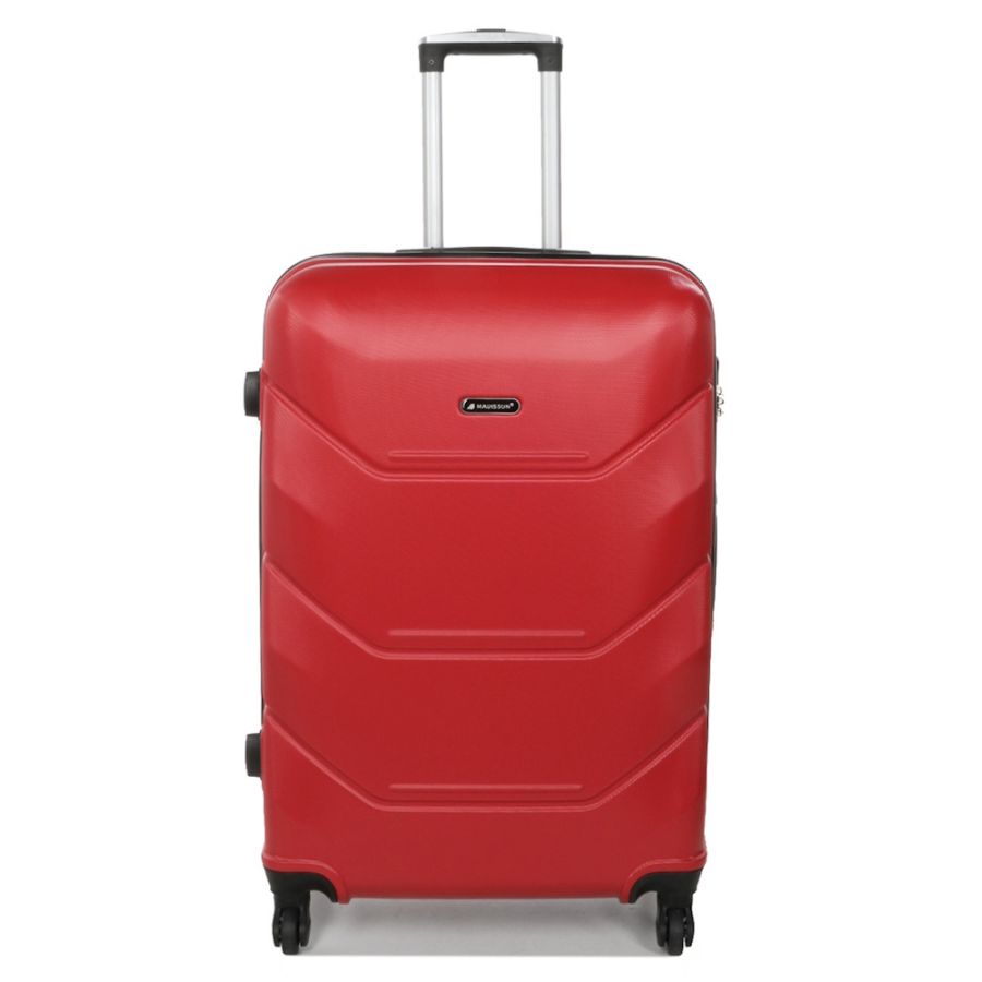 Чемодан большой L Madisson Snowball 32303 пластиковый 105л Красный