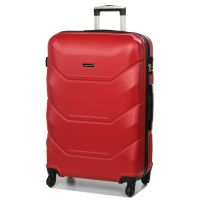 Чемодан большой L Madisson Snowball 32303 пластиковый 105л Красный