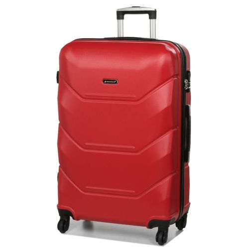 Чемодан большой L Madisson Snowball 32303 пластиковый 105л Красный