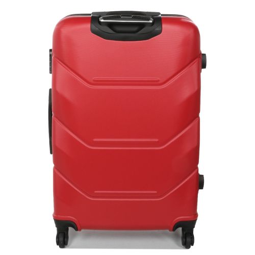 Чемодан большой L Madisson Snowball 32303 пластиковый 105л Красный