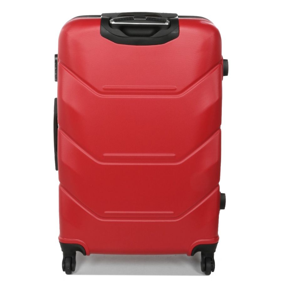 Чемодан большой L Madisson Snowball 32303 пластиковый 105л Красный