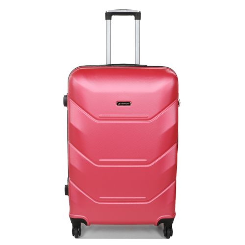 Чемодан большой L Madisson Snowball 32303 пластиковый 105л Малиновый