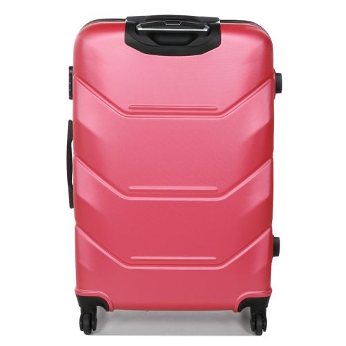 Чемодан большой L Madisson Snowball 32303 пластиковый 105л Малиновый