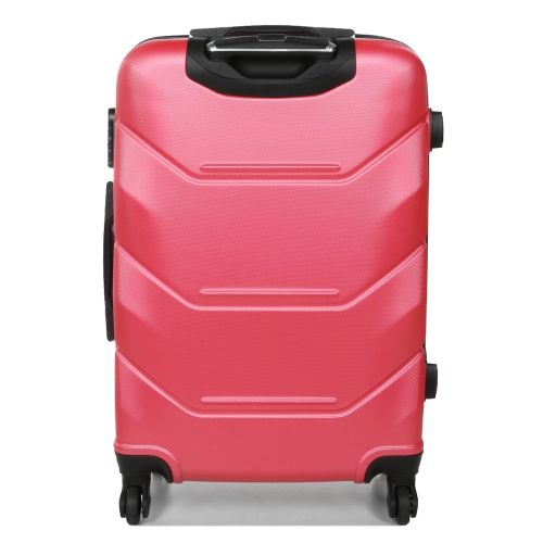 Чемодан средний M Madisson Snowball 32303 пластиковый 70л Малиновый