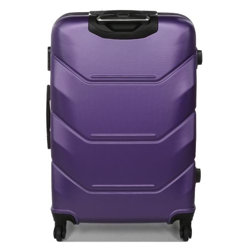 Чемодан большой L Madisson Snowball 32303 пластиковый 105л Фиолетовый