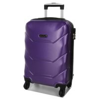 Чемодан маленький под ручную кладь S Madisson Snowball 32303 пластиковый 40л Фиолетовый