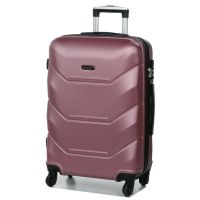 Чемодан средний M Madisson Snowball 32303 пластиковый 70л Розовое золото