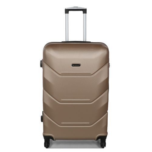 Чемодан большой L Madisson Snowball 32303 пластиковый 105л Шампань