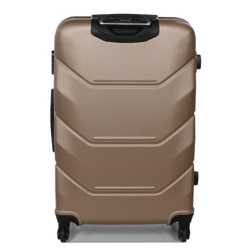 Чемодан большой L Madisson Snowball 32303 пластиковый 105л Шампань