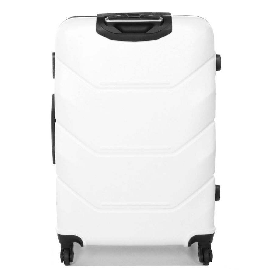 Чемодан большой L Madisson Snowball 32303 пластиковый 105л Белый