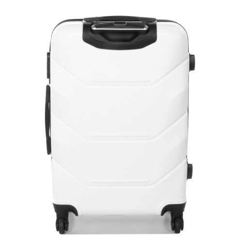 Чемодан средний M Madisson Snowball 32303 пластиковый 70л Белый