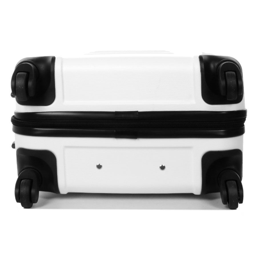 Чемодан маленький под ручную кладь S Madisson Snowball 32303 пластиковый 40л Белый