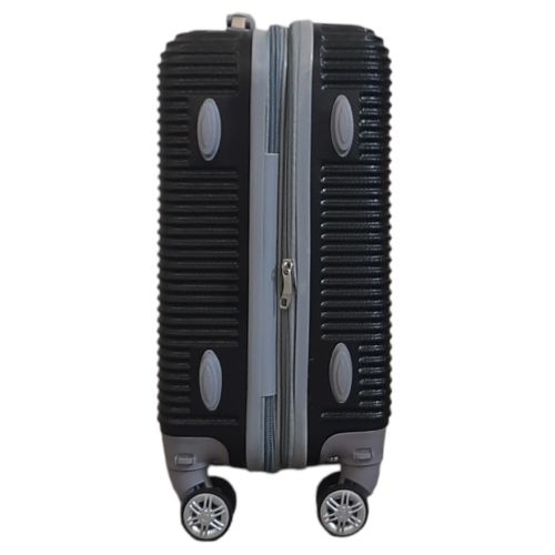 Чемодан мини XS для ручной клади Carbon 0508 пластиковый Чёрный