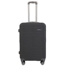Чемодан дорожный средний M Carbon 0508 пластиковый Серый