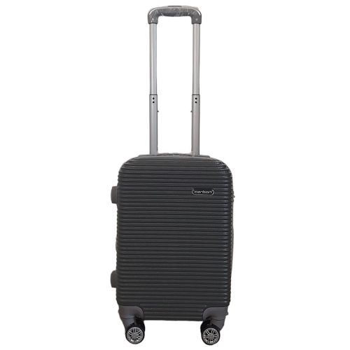 Чемодан мини XS для ручной клади Carbon 0508 пластиковый Серый