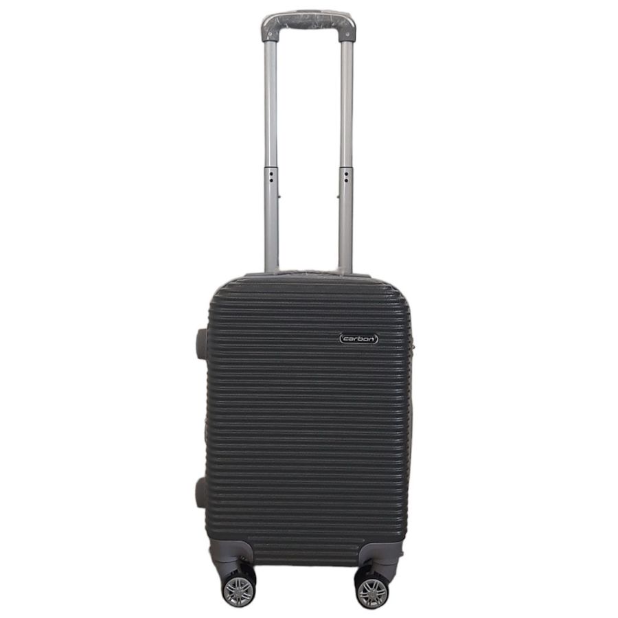 Чемодан мини XS для ручной клади Carbon 0508 пластиковый Серый