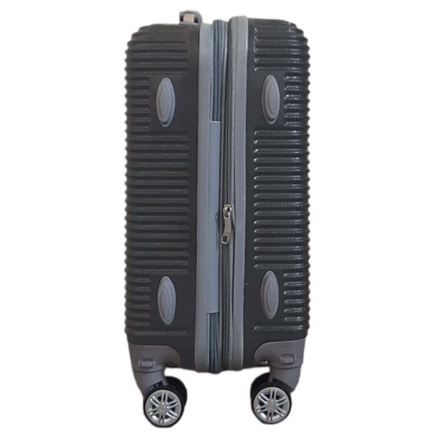 Чемодан мини XS для ручной клади Carbon 0508 пластиковый Серый