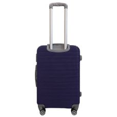 Чемодан дорожный средний M Carbon 0508 пластиковый Тёмно-синий