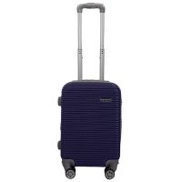 Чемодан мини XS для ручной клади Carbon 0508 пластиковый Тёмно-синий