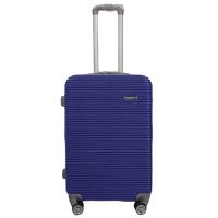 Чемодан дорожный средний M Carbon 0508 пластиковый Синий