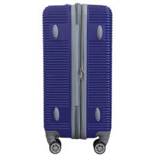 Чемодан дорожный средний M Carbon 0508 пластиковый Синий