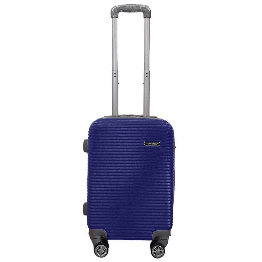 Чемодан мини XS для ручной клади Carbon 0508 пластиковый Синий