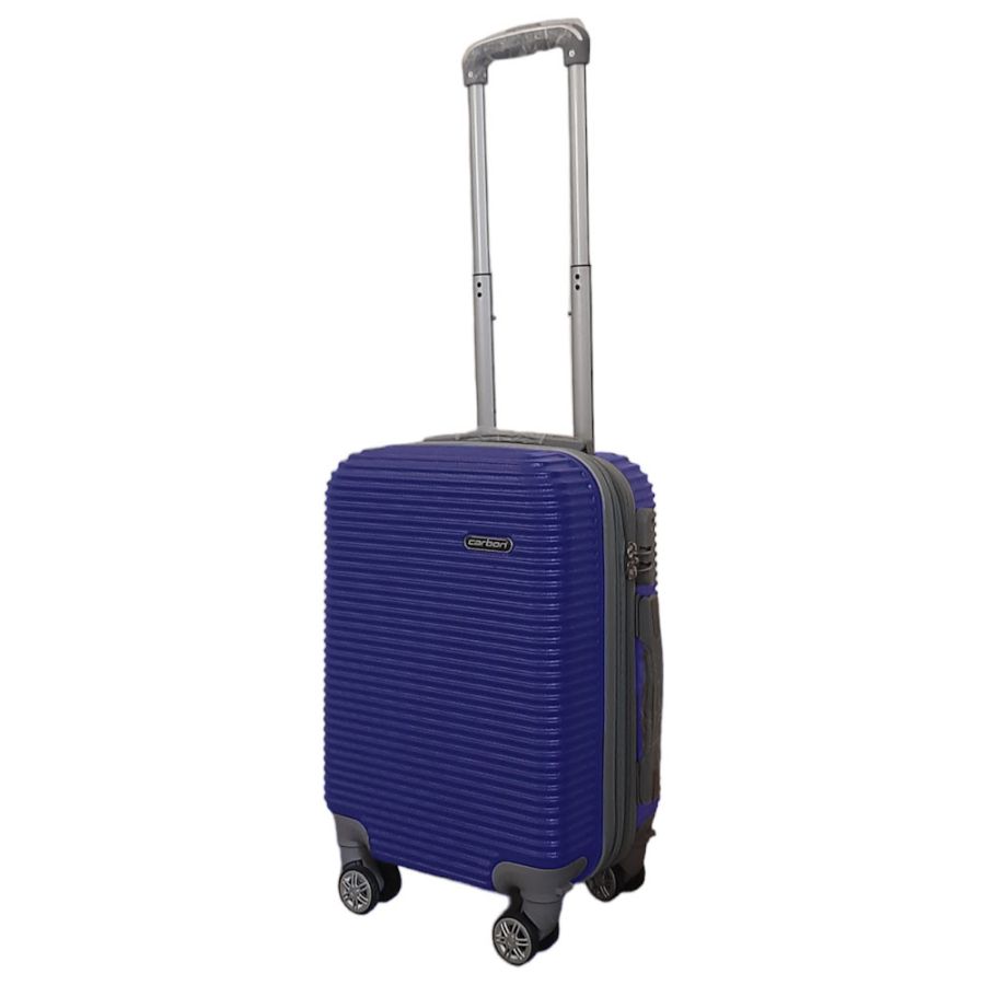 Чемодан мини XS для ручной клади Carbon 0508 пластиковый Синий