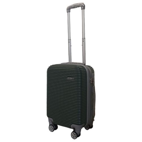 Чемодан мини XS для ручной клади Carbon 0508 пластиковый Темно-зеленый