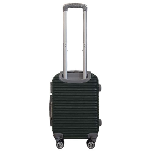 Чемодан мини XS для ручной клади Carbon 0508 пластиковый Темно-зеленый