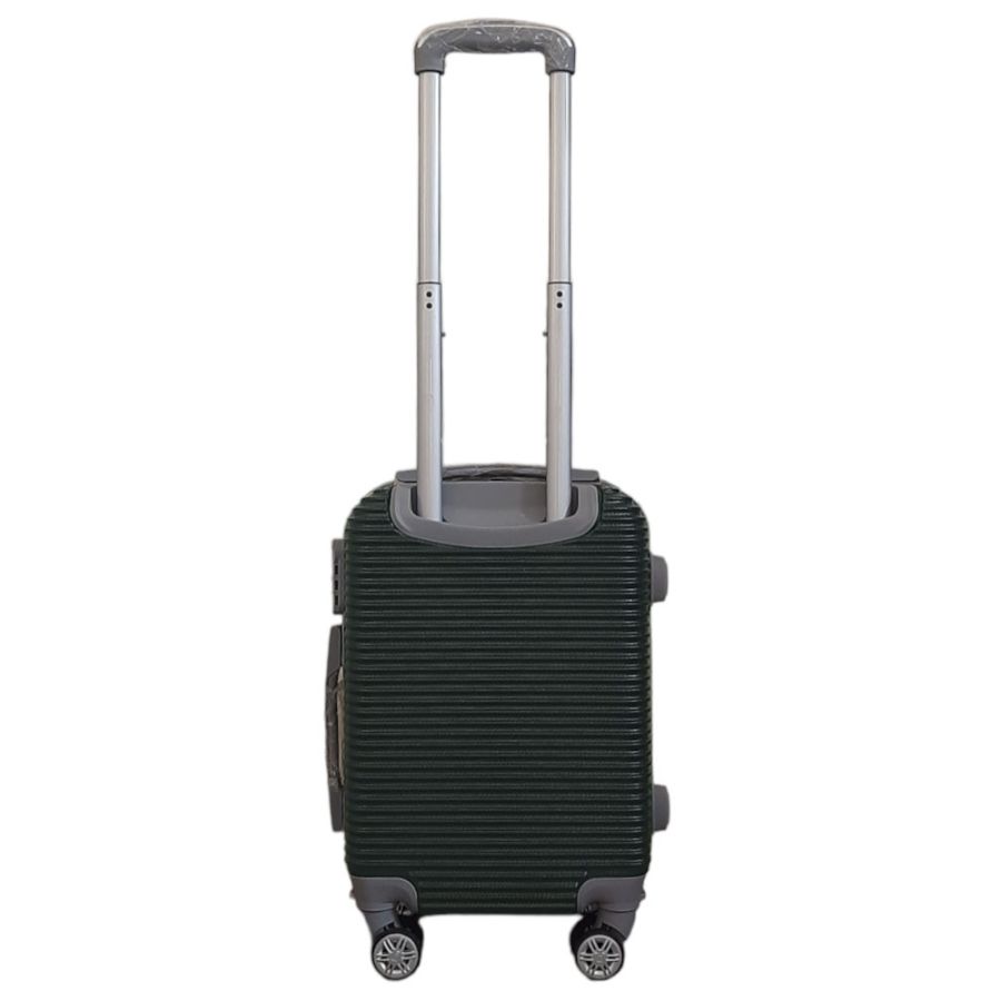 Чемодан мини XS для ручной клади Carbon 0508 пластиковый Темно-зеленый