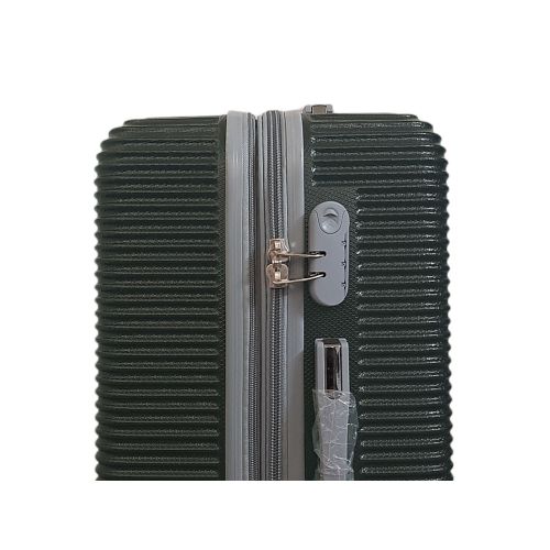 Чемодан мини XS для ручной клади Carbon 0508 пластиковый Темно-зеленый