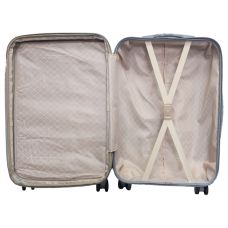 Чемодан дорожный средний M Carbon 0508 пластиковый Желтый