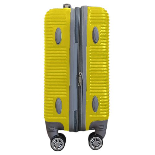Чемодан мини XS для ручной клади Carbon 0508 пластиковый Желтый