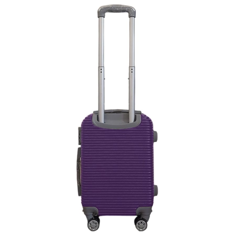 Чемодан мини XS для ручной клади Carbon 0508 пластиковый Фиолетовый