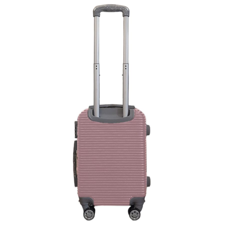 Чемодан мини XS для ручной клади Carbon 0508 пластиковый Розовое золото