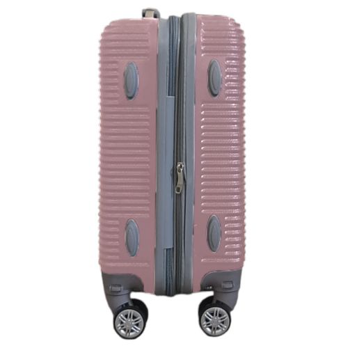 Чемодан мини XS для ручной клади Carbon 0508 пластиковый Розовое золото